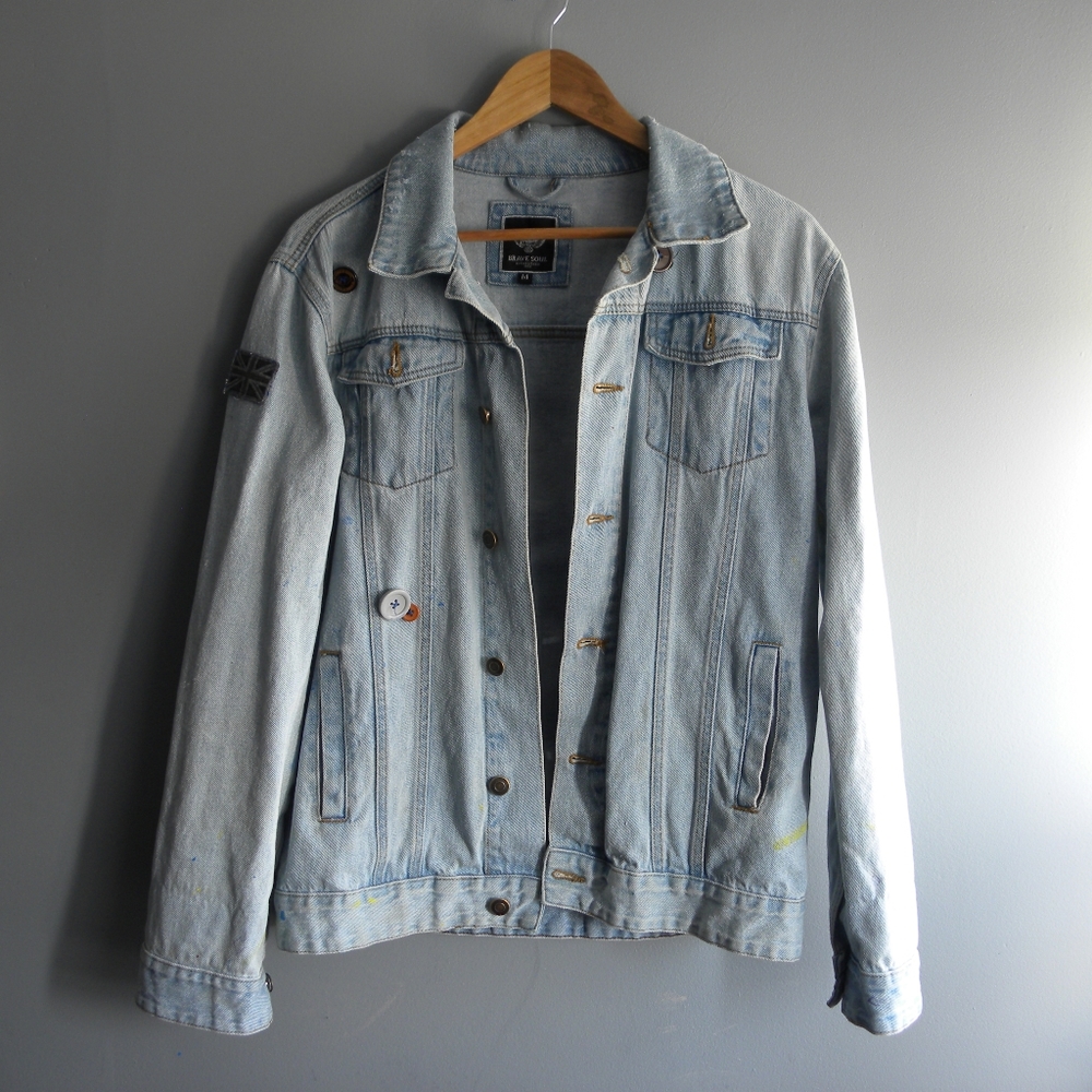 Custom Brave Soul Jean Jacket